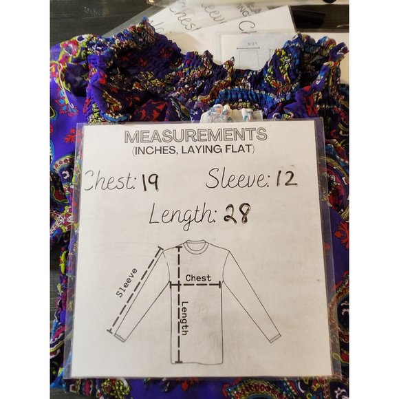 Paisley Print Blouse with beautiful Beading from Faith Size‎ Small - Picture 12 of 12